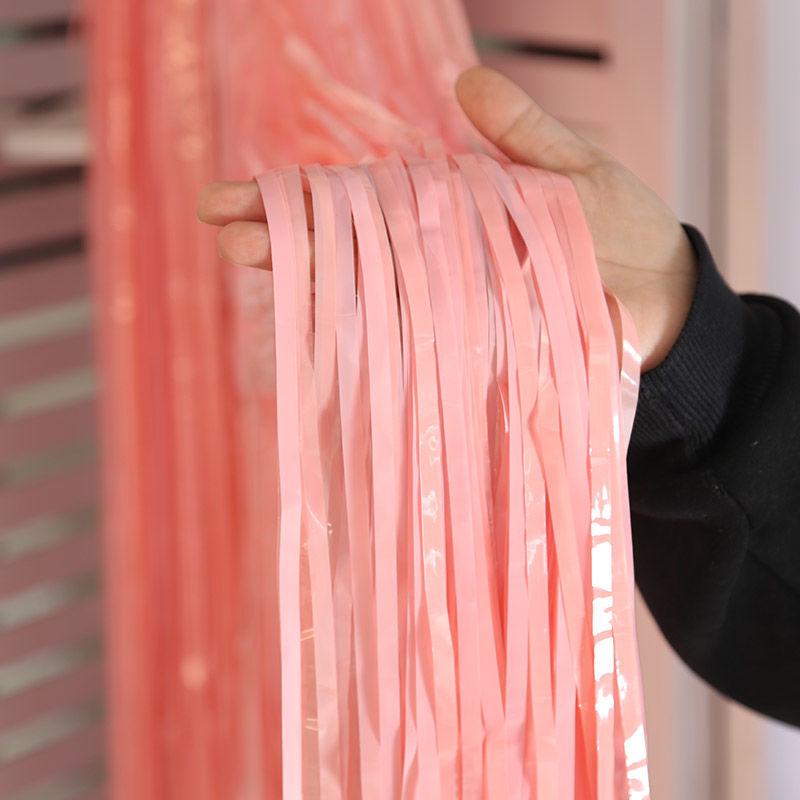 Laser Fringe Backdrop & Tinsel for Party or Event Decoration