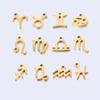 5pcs/Lot Stainless Steel 12 Constellation Charms Star Zodiac Sign Pendant Handmade For Diy Necklace Bracelet Jewelry Making