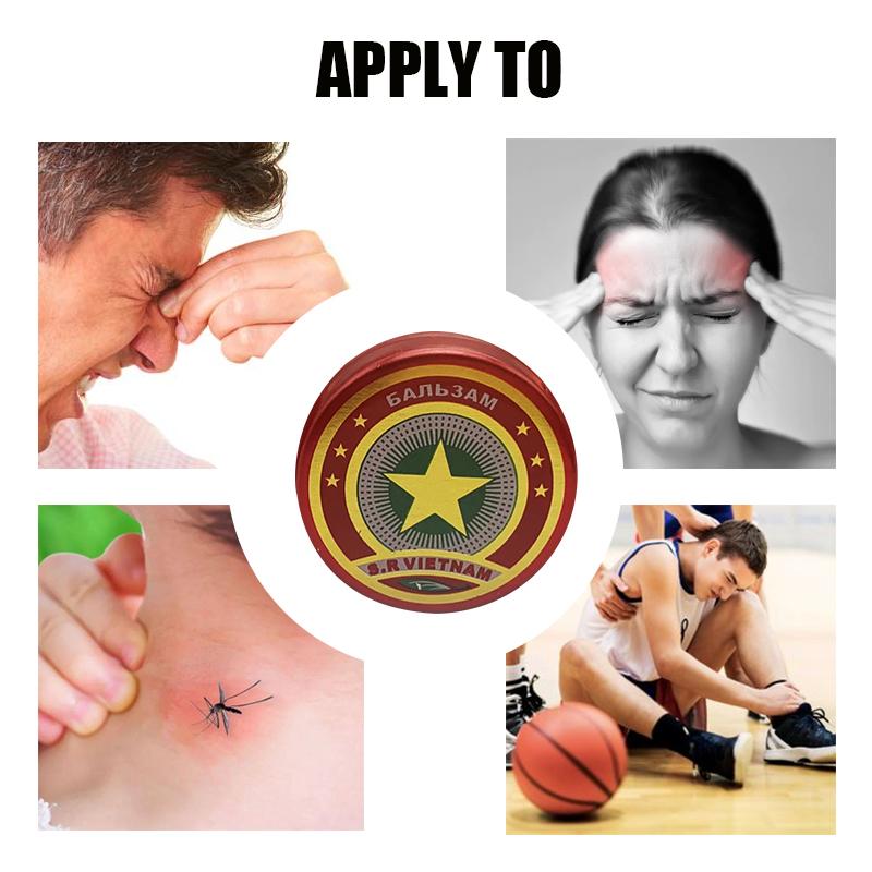 Gold Star Essential Balm Plaster Tiger Essential Oils Mosquito Elimination Headache Cold Dizziness 1pc