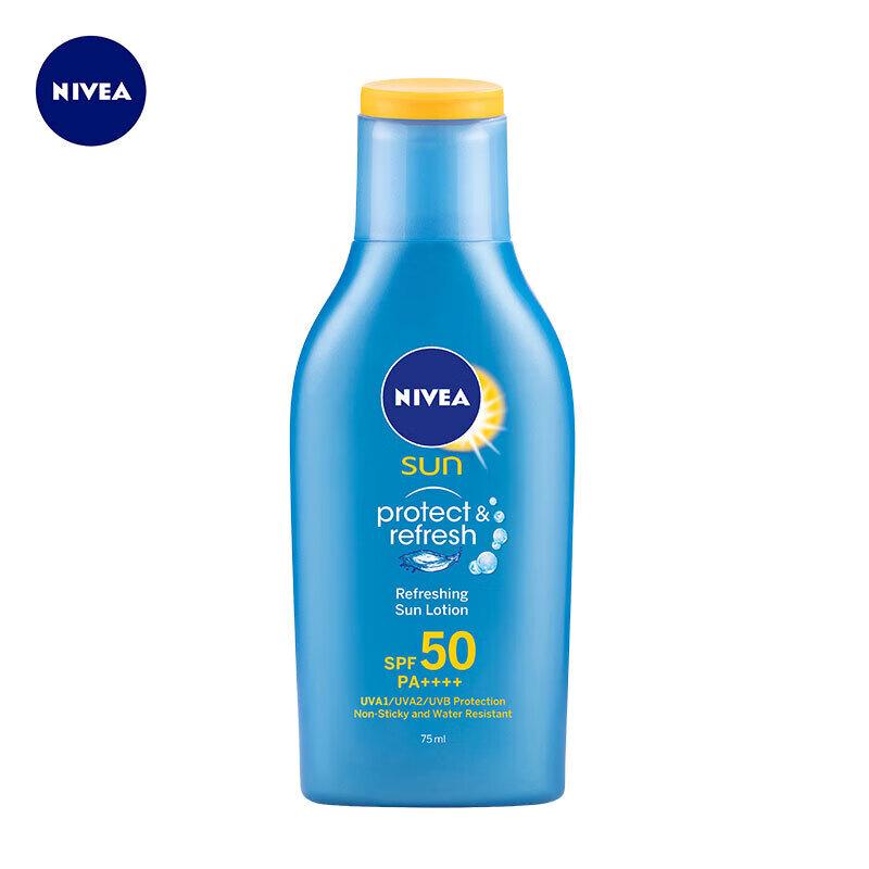 NIVEA Sheer SPF50 Moisturizing Sunscreen Lotion