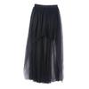 Women High Low Tutu Skirts Dancewear Layered Mesh Tulle Skirt for Stage Performance