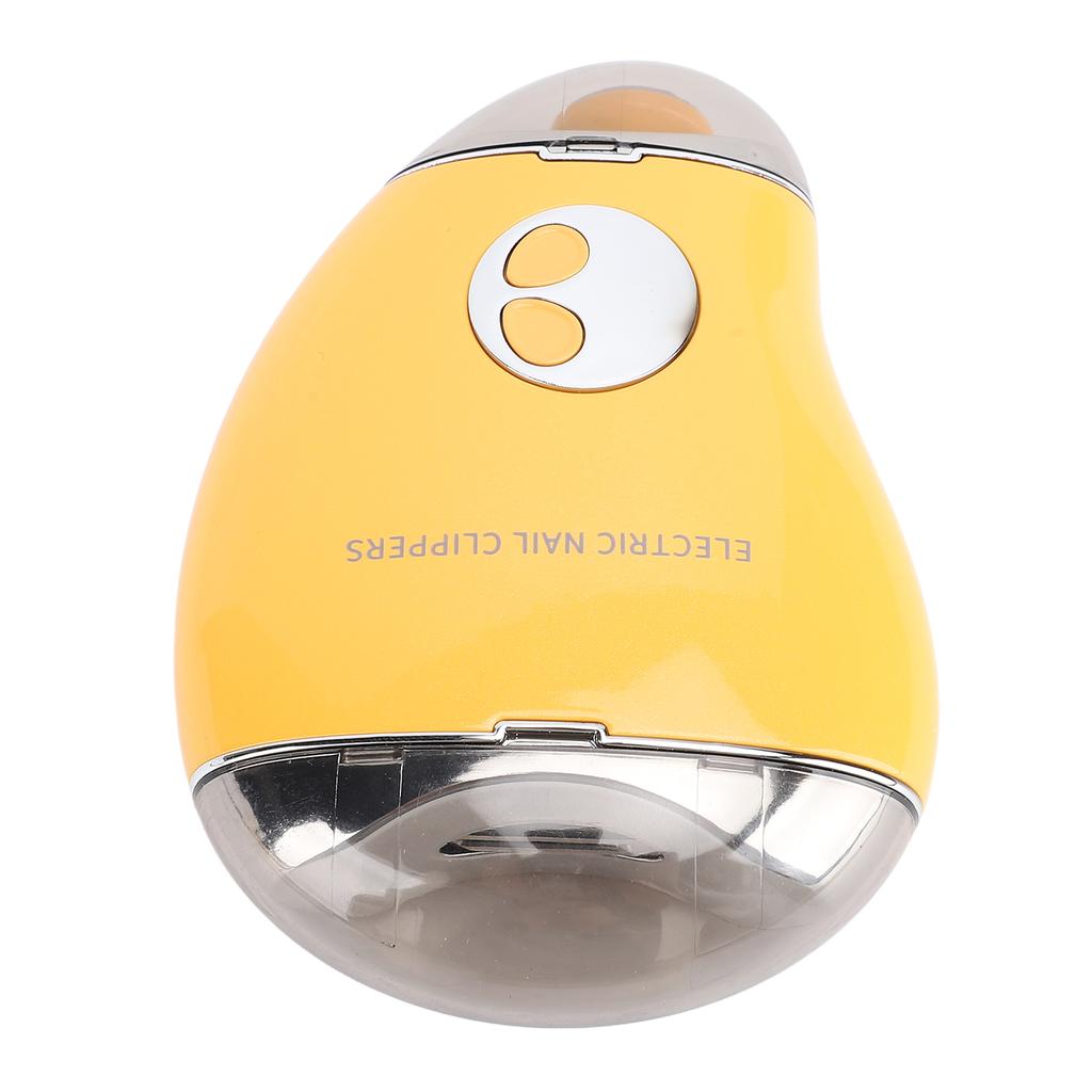 Electric Nail Clipper 3 Speed Automatic Fingernail Trimmer and File Dual Head LED Display Cordless