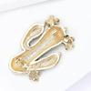 Elegant Cactus Shaped Enamel Brooch Pin Adorned with Rhinestones for Unisex Casual Fashion Accessory