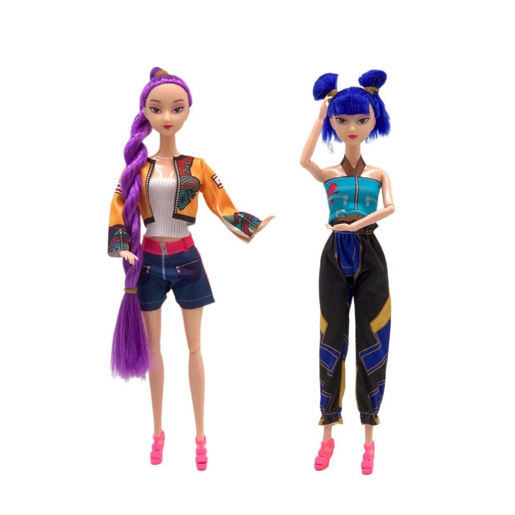 @Kpop Demon Hunters Action Figure Toy Rumi Mira Zoey Figure Vinyl Toy DIY Fashion Dolls K Pop Demon Hunters For Fans Gift_@