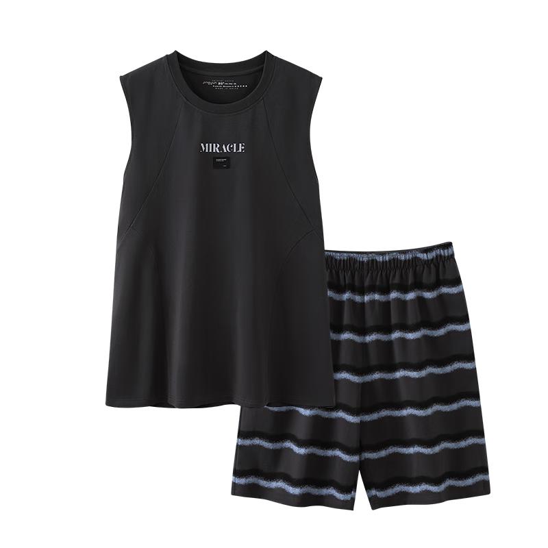 Jingyun Cooling Soft Cotton Sleeveless Homewear Set XL