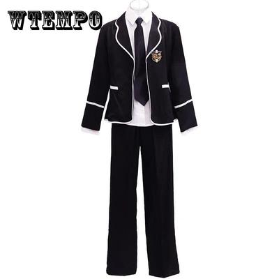 British College Style School Uniform Suit Spring and Autumn Uniform Japanese Skirt Male Student Korean Primary and Secondary School Student Class