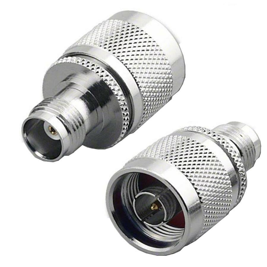 N plug / TNC socket adapter