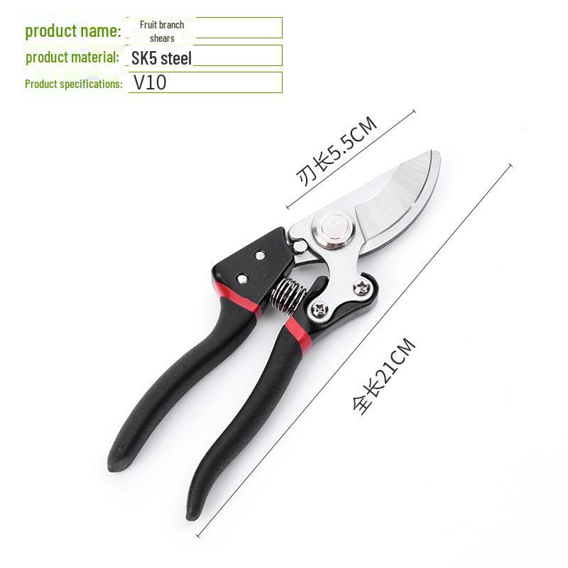 

Сверхпрочные стальные секаторы SK5 для толстых веток — идеально подходят для садоводства и обрезки фруктовых деревьев Fruit Pruners V10 e-commerce model