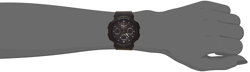 Casio BEACH TRAVELER Solar Watch Black Baby-G Radio-Controlled BGA-2500-1AJF Women's