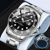 Avery Men's Luminous Quartz Watch with Hollow Back Cover