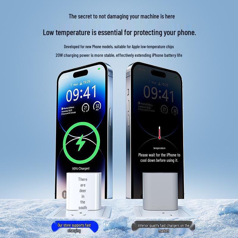 PD20W Fast Charger for iPhone 15/16/17 with 3C Certification