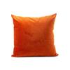 Decorative Cushion In Microfiber Velvet Italian Style Caleffi Solid Color
