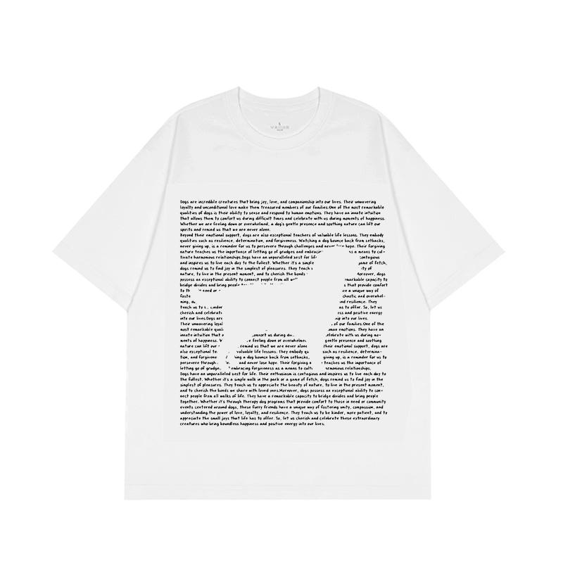 2025 Nové Základní Bavlněné Unisex Tričko Módní Potisk Měkké Prodyšné Kulatý Výstřih Módní Pánská a Dámská Trička Jeden Kus