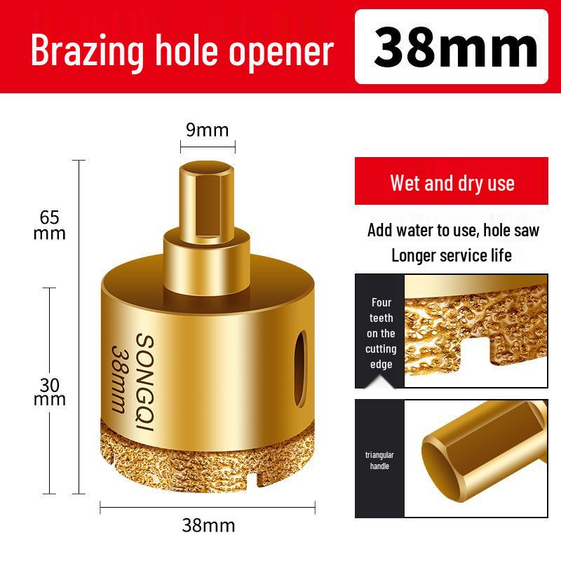 Diamond Tile Drilling Bit for Glass, Marble & Porcelain