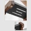 Natural Soap Dishes TrayHolder  Soap Rack Plate Box Container Portable Black/White Bathroom Soap Dish Soap Place Cute Soap Dish