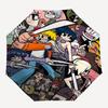 1pc Outdoor Umbrella with Naruto, Sasuke, Sakura, and Other Anime Characters - Automatic Opening/Closing Umbrella with Portable Tri-Fold Design,