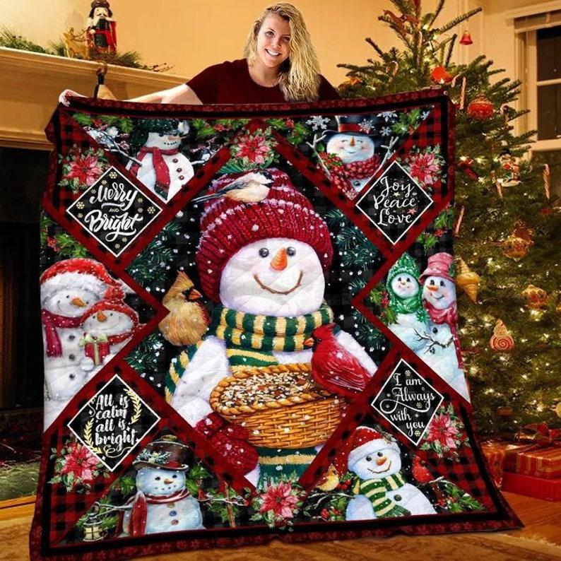 Merry Christmas Flannel Throw Blanket, Lightweight Decoration, Soft Gift, Home Bedding, Living Room, Sofa 75cmx90cm