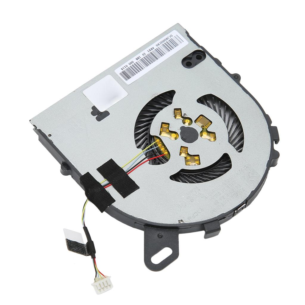 For Inspiron 15 Fan DC 5V Powerful Heat Dissipation 4 Pin Power Connector Sturdy Durable Metal CPU Cooling Fan for DELL
