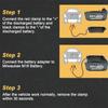 Autobatterie-Zündung Auto-Notstrom-Kit für Makita 18V Lithium-Ionen-Akku 8 Gauge 6,5 Fuß