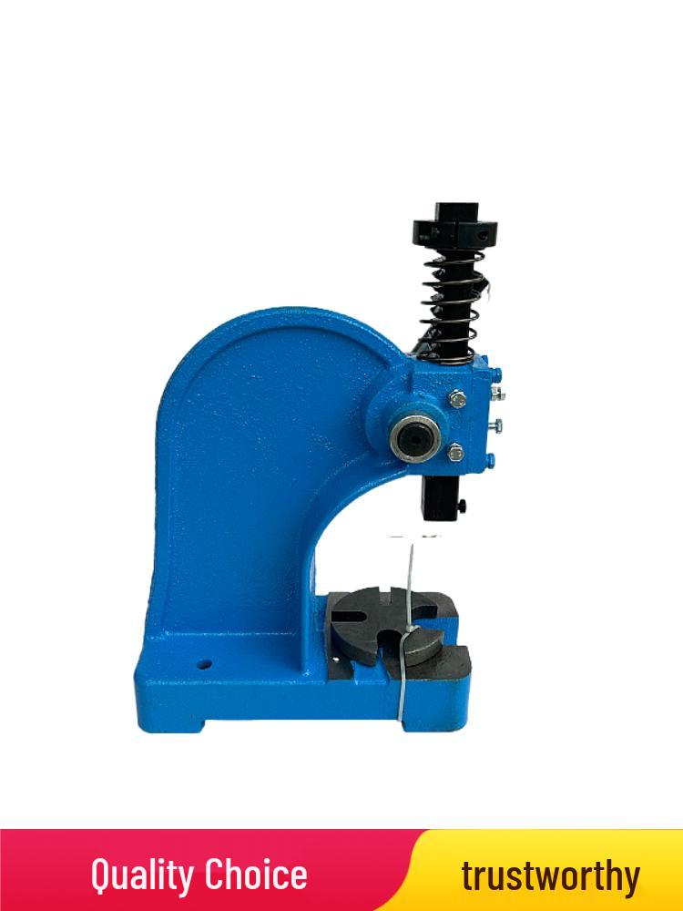 Upgraded Spring-Return Manual Punch Press with Stamping Capability - Available in 0.5T, 1T, 2T, 3T, 5T