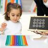 Numbers English Alphabet Set of Learning Stress Squeeze Fidget Board Bath Toy 1-100, 2, Toy, Relief, Toy, Push-Pop Bubble, Game,