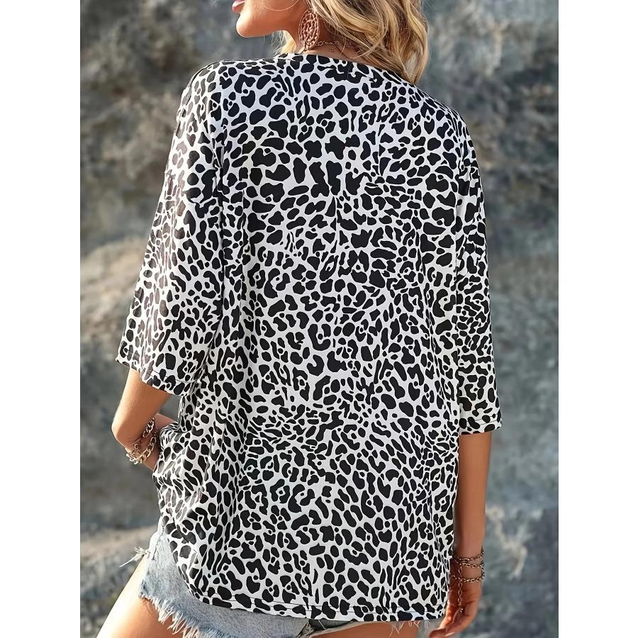 Casual Short Sleeved Printed Fashionable Oversized 3D Top Pattern T-shirt for Men Comfortable Summer Round Neck
