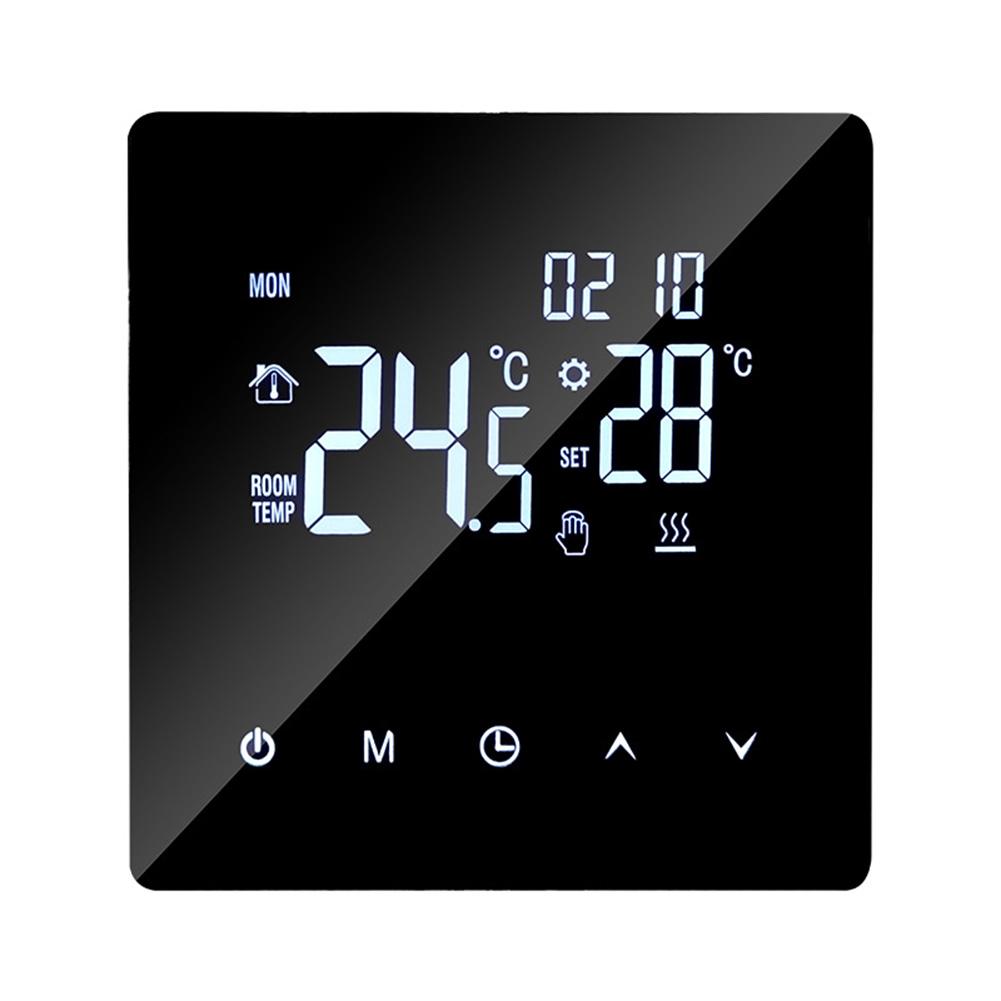 Smart Electric Floor Heating Thermostat for Tuya with 25A Load and 5000W Power Capacity WiFi Remote Temperature Adjustment