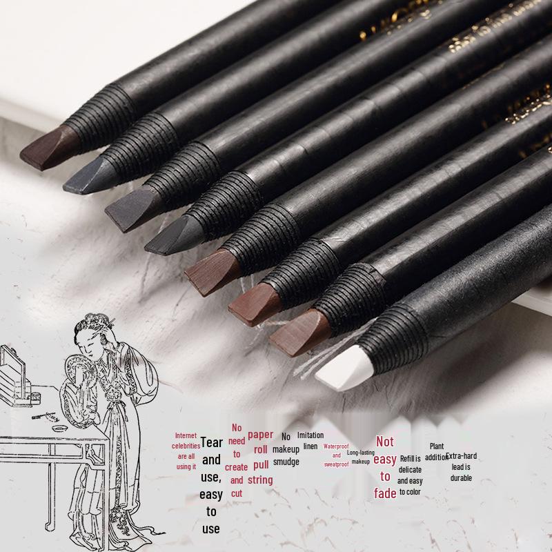 Clever Hardcore Mist Sweatproof Waterproof Eyebrow Pencil - Long-Lasting, Smudge-Proof, Natural Finish for Makeup Artists