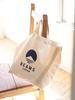 Beams Japan Campus Evergreen Works Custom Logo Tote Free Size Bag, 2-Way Bag, Indigo,