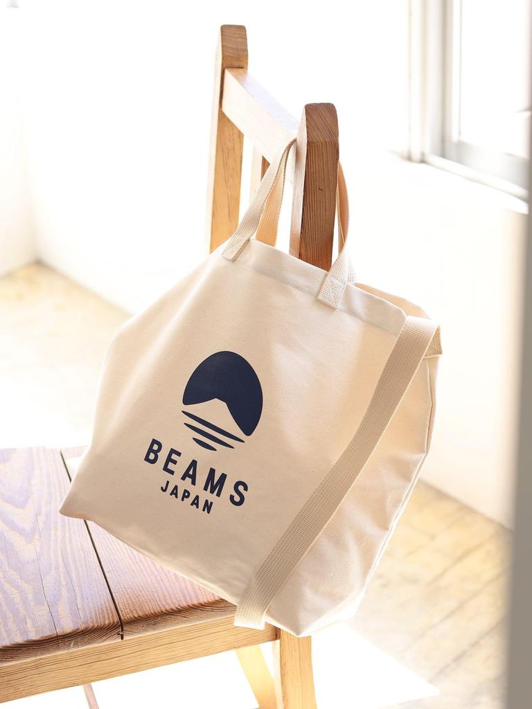 Beams Japan Campus Evergreen Works Custom Logo Tote Free Size Bag, 2-Way Bag, Indigo,