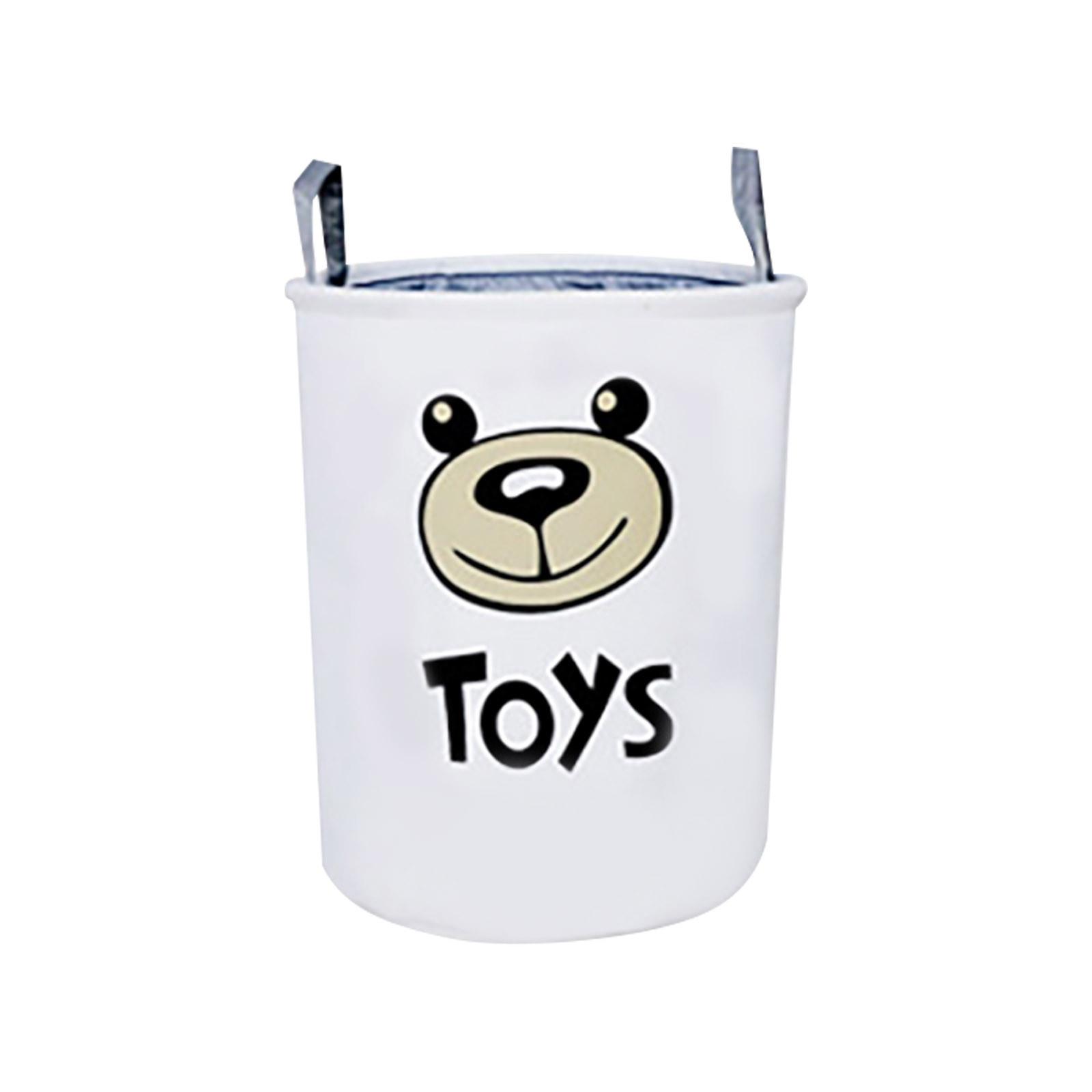 1 шт., складная корзина для белья из хлопка, корзина для хранения игрушек, ведро для хранения разноцветный