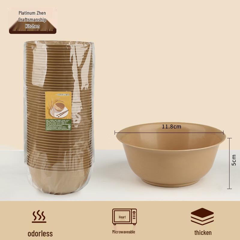 Disposable Rice Husk Bowls
