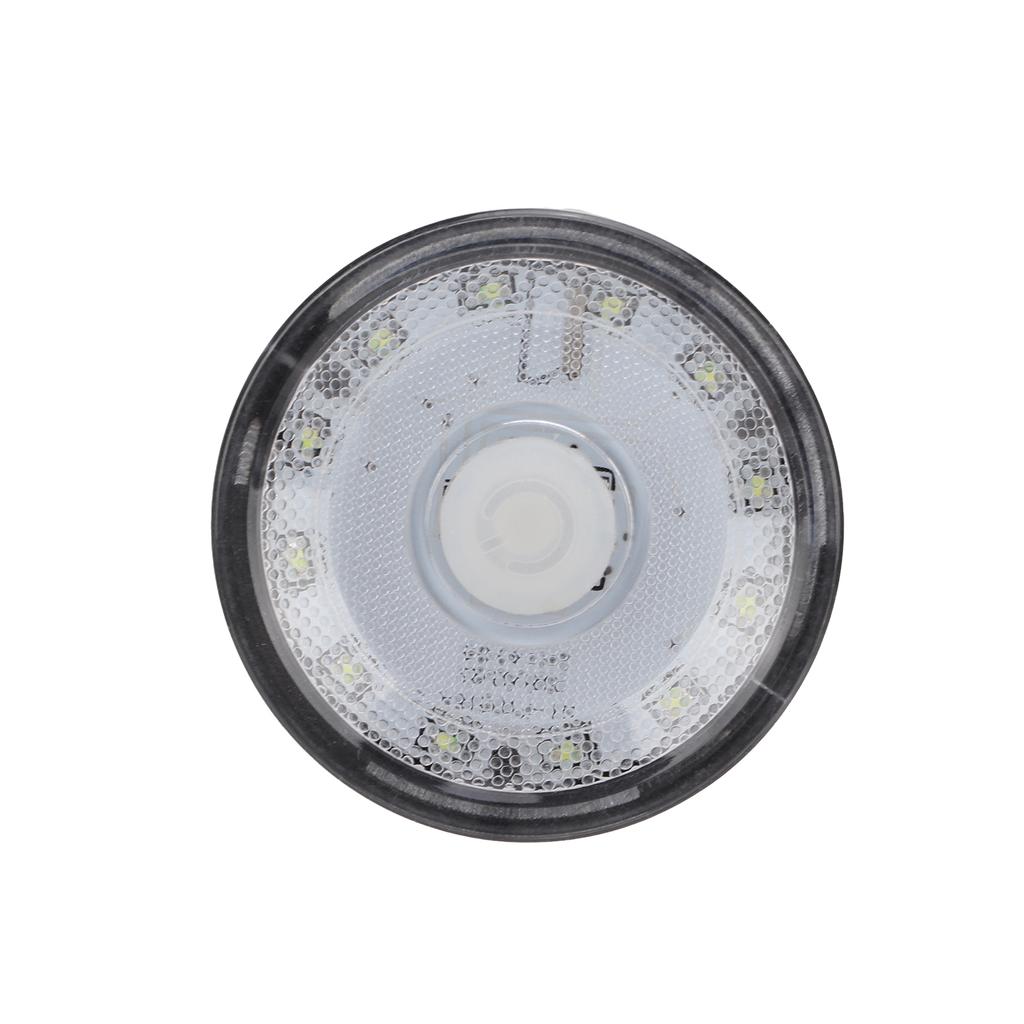 Bike Warning Tail Light Waterproof USB Rechargeable Ultra Bright Round Rear Lights for Road BikesWhite