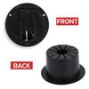 2 Set RV Electrical Cable Hatch ABS Round Power Cord Hatch ABS for Electrical Components For Trailer Yacht Camper Boat Truck