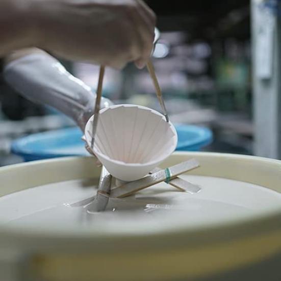 Coffee Dripper Silver & Black [Arita, Saga Prefecture] [Beasty Coffee] A dripper with an impressive metal combination