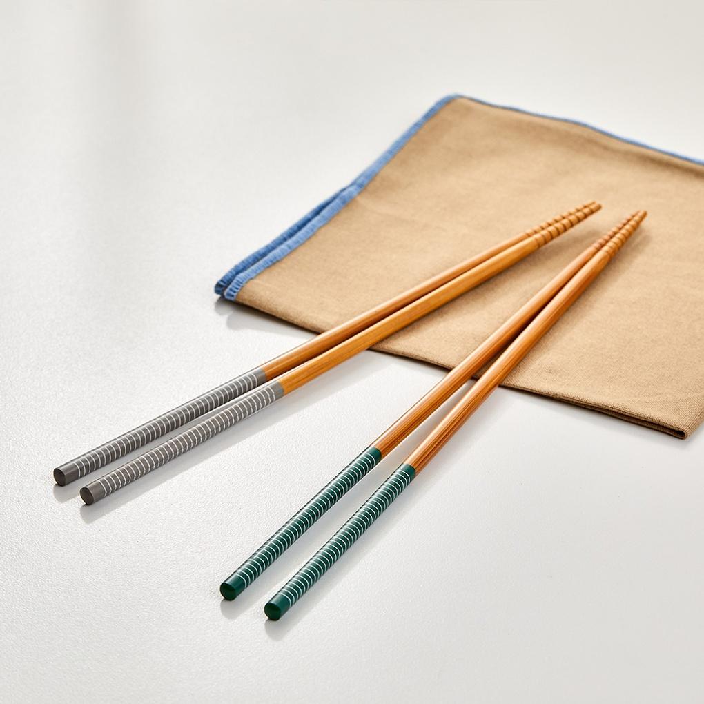 L Unterschiedliche Länge Bambus Frittierstäbchen 2P NK1623005