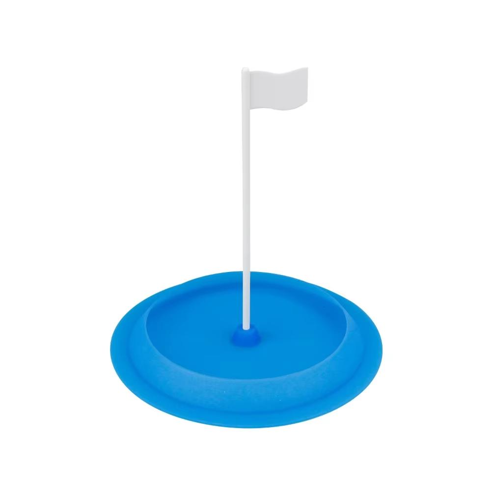 Hole and Flag Golf Putting Cup Practice Cups Training Aid Golf Putting Trainer Training Equipments Silicon Putter Green Cup
