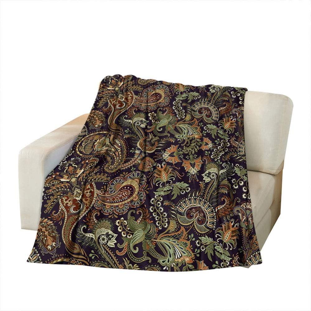 1PC Halloween Throw Blanket Pumpkin Skull Bats Witch Black Cats Thin Blanket Gifts for Couch Bed Car Home Camping All Season Use