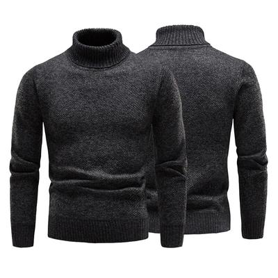 Herbst Winter Warm Rollkragenpullover männer Casual Rollkragen Gestrickte Pullover Warm Halten Männer Jumper Stricken Woolen Pullover