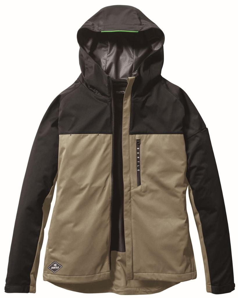 BURTLE Stretch Parka for Size 23 3230 (Unisex) Fall/Winter, Khaki, XL,