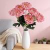 Artificial Needle Chrysanthemum Bouquet of 7-Heads Fake Flowers for Wedding Desk Room Party Bouquet Table Centerpiece Home Decor