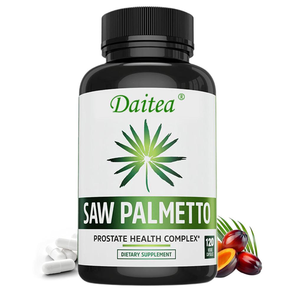 Saw Palmetto Capsules: Supports Prostate and Urinary System Health 120 Capsules