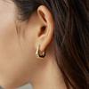 Shopper Bag One Touch Earrings (Yellow) BH7E53720YBXXX