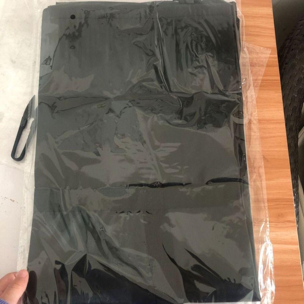 Adjustable Washing Drawstring Backpack Black Clothing Storage Bag Laundry Backpack  Camping