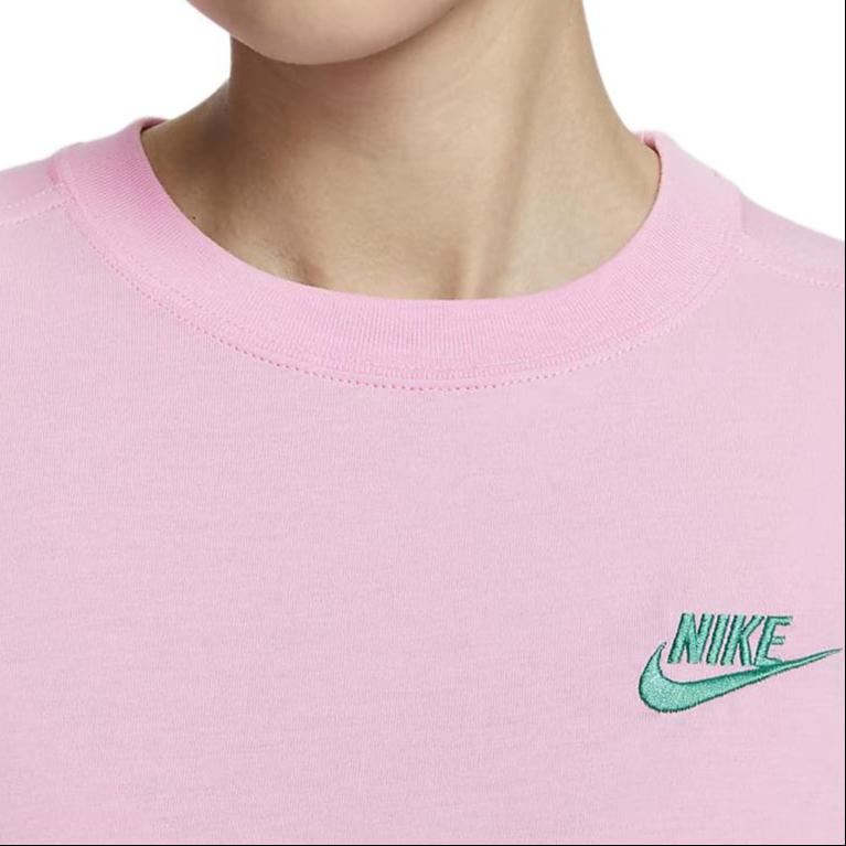 Nike Abbigliamento Sportivo Collezione Daisy Stampa Floreale Ampia Casual Leggera Comoda Girocollo Manica Corta Spalla Cadente T-Shirt HJ9427662