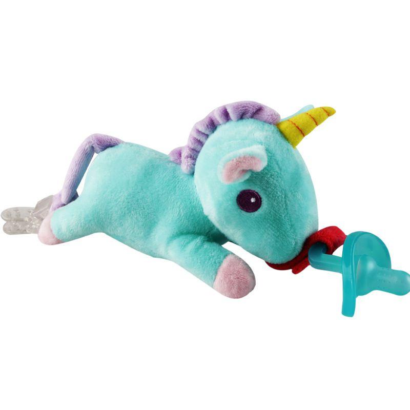 Soft And Soothing Baby Unicorn Pacifier Toy With Removable Clip