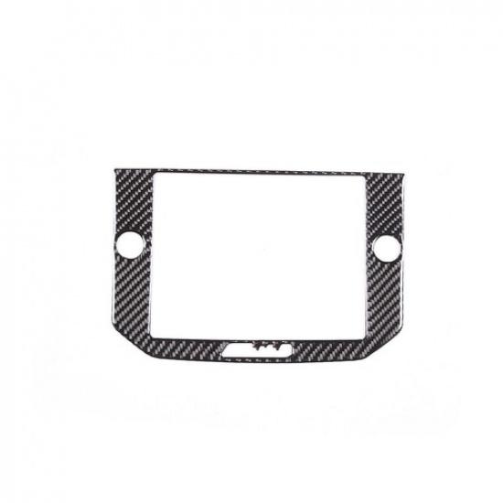 Carbon Fiber Center Navigation Screen Frame Trim For Maserati Ghibli 2014-