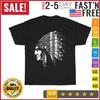 Native American Indian Chief American USA Flag Vintage T Shirt Mens Womens Tees Top Men Women Fashion