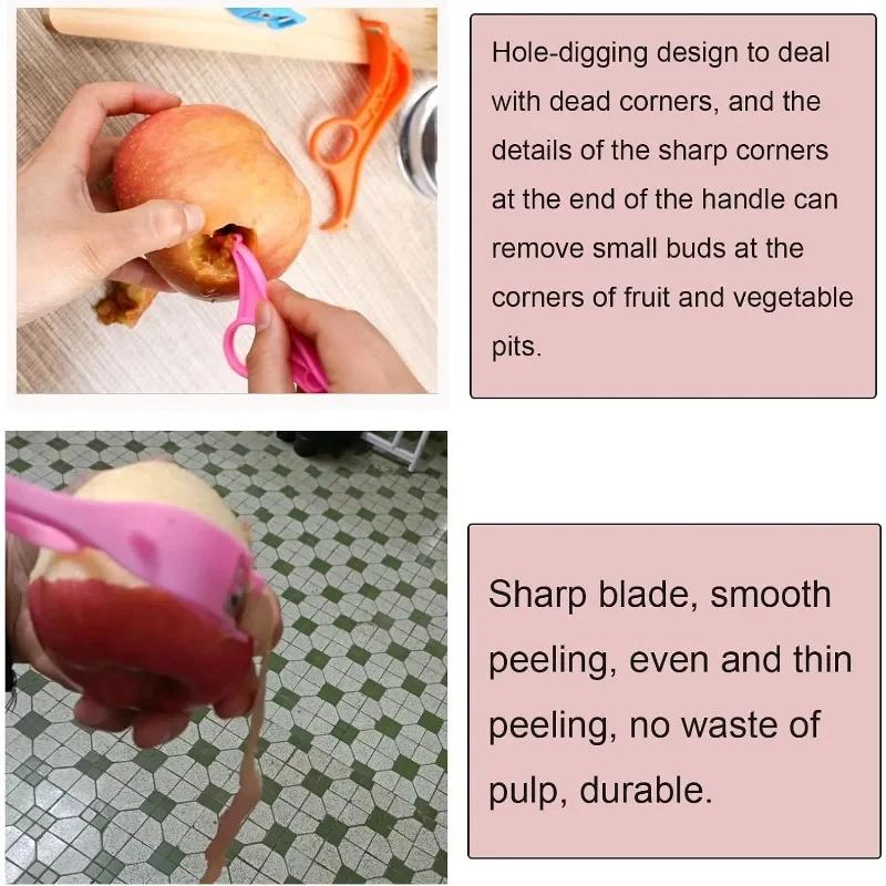 Stainless Steel Peelers Fruit Peeler Cutter Vegetable Portable Manual Peeling Potatoes Peeler Household Tool Kitchen Gadgets