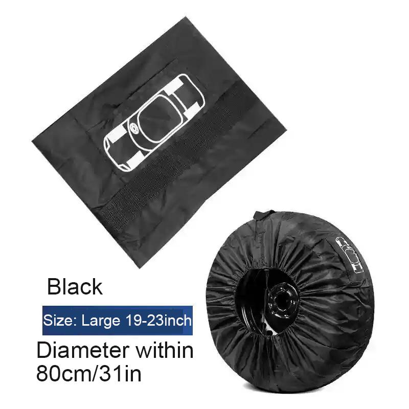 Universal S/L Spare Tire Cover Case Polyester Car Tyre Storage Bags Automobile Tyre Accessories Auto Vehicle Wheel Protector